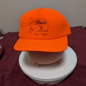 Shrine Circus Elephant Orange Snapback Hat